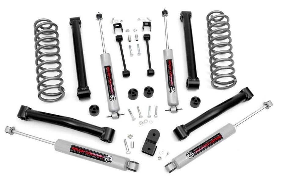 Rough Country 3.5" Lift Kit Nitro Shocks 93-98 Grand Cherokee V8